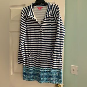 Lilly Pulitzer popover dress. Large
